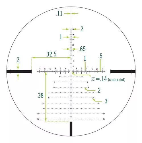 Luneta Vortex Venom 5-25x56 Ffp 34mm Ebr-7c Mrad Original