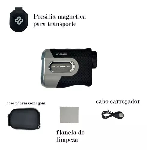 Monóculo Range Finder Telêmetro Caça Tiro 600m Profissional