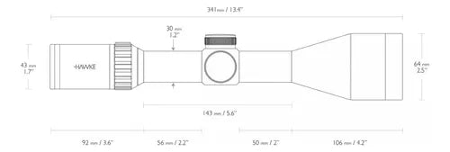 Luneta Hawke Vantage 3-12x56 L4a Dot H2 Sfp