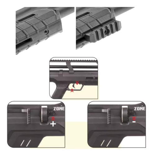 Carabina De Pressão Pcp Reximex Zone 5.5mm Bullpup Precision