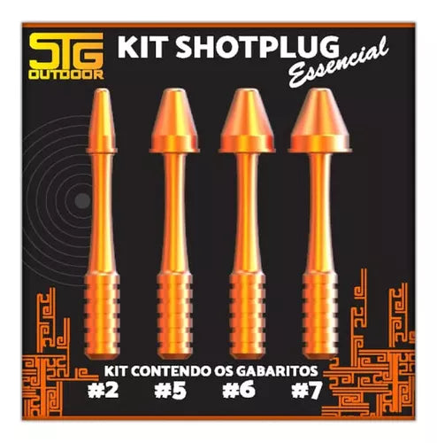 Kit Aferidor De Alvos Shotplug Essencial Tamanho #2/#5/#6/#7