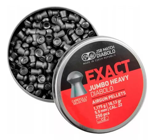 Chumbinho Jsb Exact Jumbo Diabolo 5.5mm 18,13gr 250un C Nota