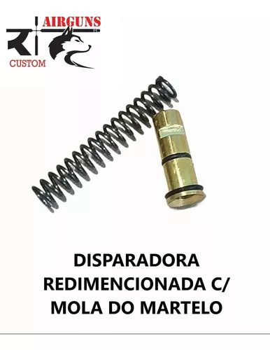 Disparador Redimensionada Mola Alivio Pcp P35 P15 Rn Airguns