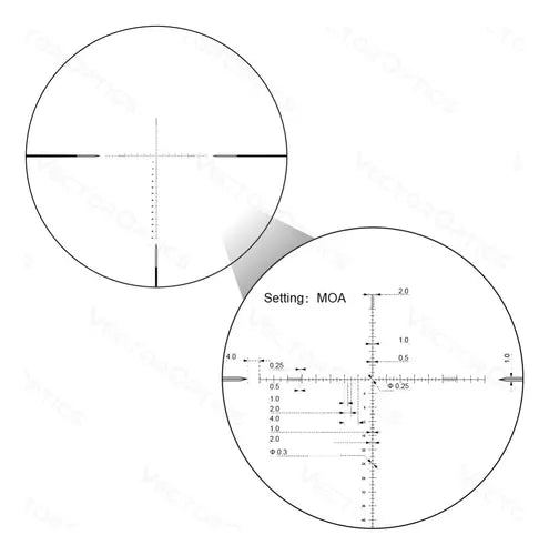 Luneta Vector Optics Orion Pro Max 6-24x50 Ffp Precison Nfe