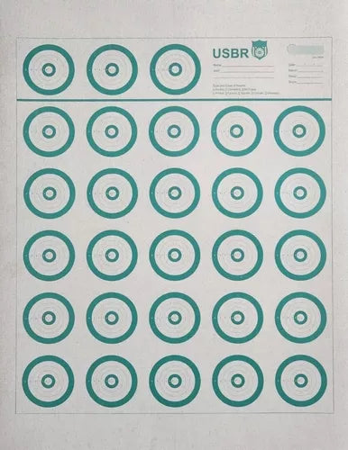 Alvo Benchrest 22lr Campeonato Usbr/regional Cbc - 25 Und