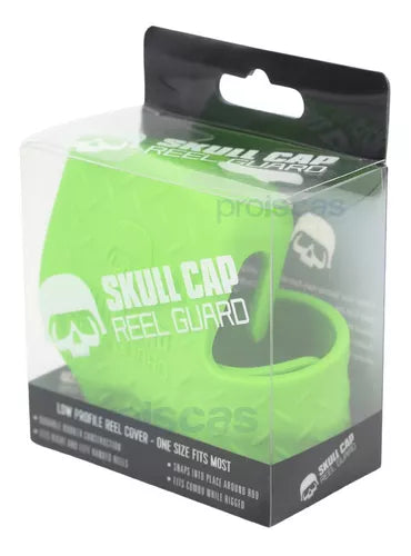 Capa Protetora Carretilha 13 Fishing Skull Cap Perfil Baixo Cor Limão