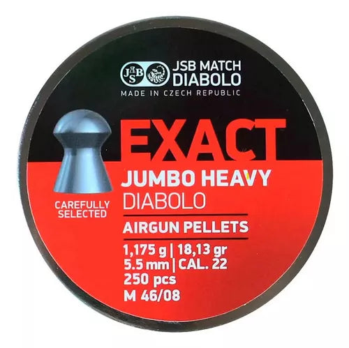 Chumbinho Jsb Exact Jumbo Diabolo 5.5mm 18,13gr 250un C Nota