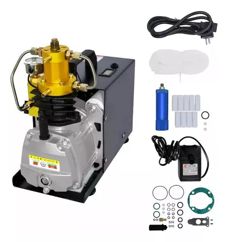 Compressor Alta Pressão Para Carabinas Pcp 300bar 110v Fxr