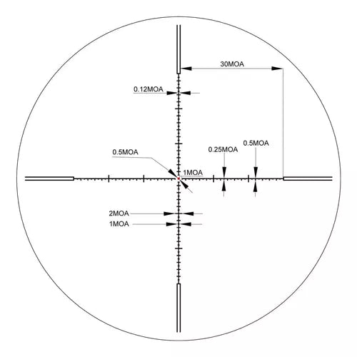 Luneta Vector Optics Aston 3-18x44 Sfp Tubo 30 Original Nf