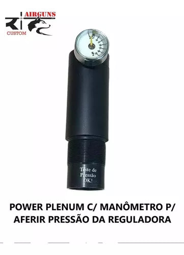 Pré Camara Power Plenum Para Carabina Pcp P35 P15 Rn Airguns