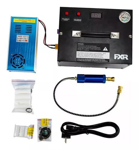 Compressor Portátil Alta Pressão Pcp Trivolt 12v 110v 220v