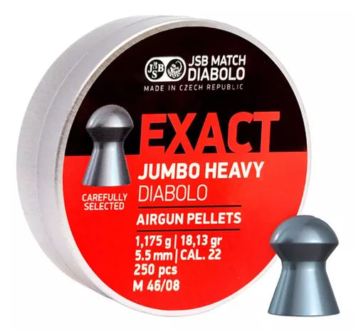 Chumbinho Jsb Exact Jumbo Diabolo 5.5mm 18,13gr 250un C Nota